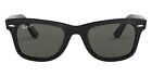 Ray-Ban Unisex Sunglasses RB2140 901/58 Shiny Black Square Green Polarized 50mm