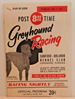 GREYHOUND RACING SANFORD - ORLANDO KENNEL CLUB PROGRAM 2/3/53