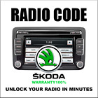 SKODA CODES RADIO ANTI-THEFT UNLOCK STEREO SERIES RNS510 RCD300 PIN CODE SERVICE