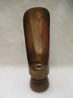 Vintage Copper & Wood Reflector Candle Holder - Tabletop - Handheld