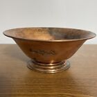 Rustic English Copper Bowl Paul Revere Style Farmhouse Decor With Lots Of Patina
