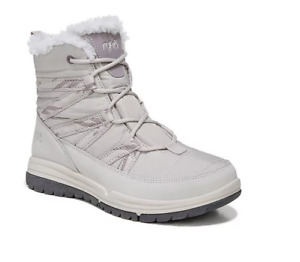 Ryka Women Water Repellent Warm-Lined Winter Boots Cloud Grey Size 9 Wide