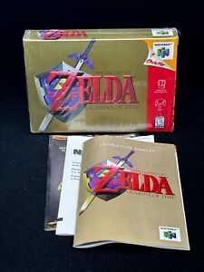 Legend of Zelda Ocarina of Time Nintendo 64 N64 Box Manual Inserts W/ Wrap