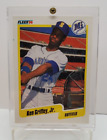 Ken Griffey Jr. 1990 Fleer #513 *ERROR* Misprint Blue Heart/Mark on Front NM+