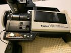 Vintage Canon Color Video Camera #VC-10A Used Untested Case Lens Viewfinder 10-A