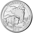 2010 P Yellowstone Quarter. ATB Series Uncirculated From US Mint roll.