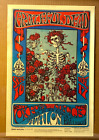 New ListingGrateful Dead Skull Roses Poster Avalon FAMILY DOG Bindweed Press MOUSE Vintage