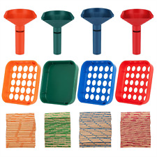 Coin Counters & Coin Sorters - 4 Color Coded Coin Sorting Tray and Coin Counting