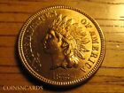 1873 Indian Head Cent Low Mintage Closed 3 Variety Uncirculated Monster Scarce!