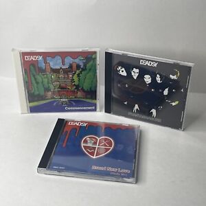 Lot Of 3 Deadsy CDs Nu Metal Synth Phantasmagore Commencement Read Desc💥🤘