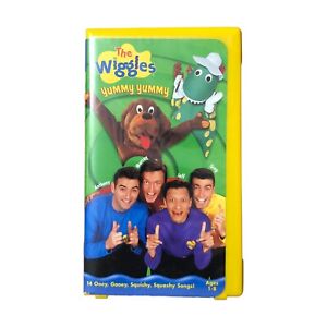 The Wiggles: Yummy Yummy VHS Video Tape Yellow Clamshell