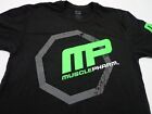 Muscle Pharm MP    Black  T Shirt   Small  NEW with DEFECT