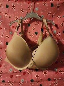 Torrid Push Up Plunge CorsetFront 360 Back Smoothing Bra Nude 44D