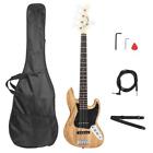 Glarry Gjazz Electric 5 String Bass Guitar Burlywood Right Handed For Student