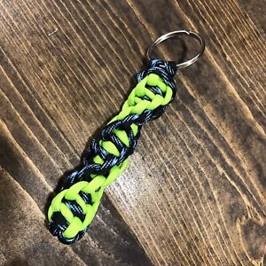 ONE (1) Paracord Keychain DNA The Wrapture FOB USA CUSTOM TJPARACORD