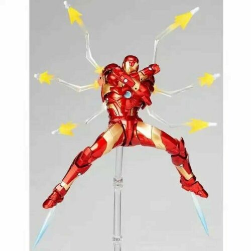 New Yamaguchi Revoltech No.013 Iron Man Bleeding Edge Armor MK-37 Action Figure