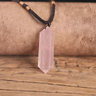 Energy Natural Stone Crystal Quartz Pendant Healing Amulet Unisex Necklace