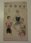 Vintage Vogue 1955 Pattern 8100 Blouse Size 12
