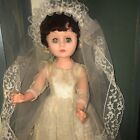 Collectible Bride Doll Vintage Mid Century High Heel 24 Inch VGC