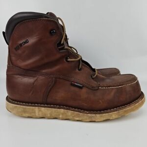 Red Wing Traction Tred 2415 Brown Leather Waterproof Safety Toe 6