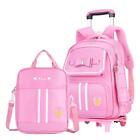 MITOWERMI Rolling Backpack for Girls Cute Trolley Bags Primary School Bookbag...