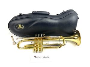 YAMAHA YTR-2320ES Trumpet gold Tested Great USED Vintage Rare From JAPAN JP