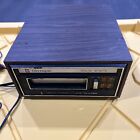 Olympic 8-Track Tape Cartridge Player / Recorder Model TD-25 Wood Grain Untested