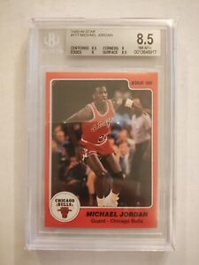 1985-86 Star #117 Michael Jordan BGS 8.5 NM-MT+ Rookie w/9 Corners