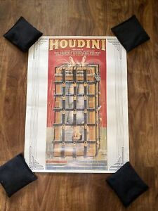 Vintage Houdini The Greatest Sensational Mystery REPRINT Poster 20x27 Poster