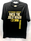 MLB Pittsburgh Pirates Mens Raise the Jolly Rodger short sleeve shirt, pick size