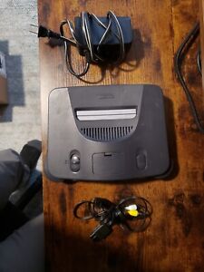 Nintendo 64 Home Console - Black - NUS-001 - Tested & Works - See Description