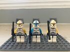 Lego Star Wars Clone Trooper lot, Commander and Lieutenant, Phase 1, READ DESC