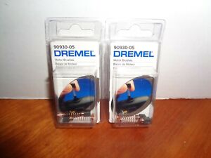 4 Genuine Dremel Motor Power Tool Brushes #90930-05 2 Pair Factory Sealed