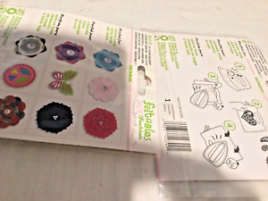 Feltables  Flower, Peace Sign 5 Packages Lot of Craft Supplies
