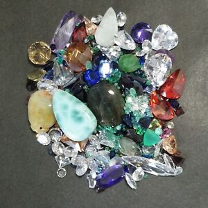 Mixed Faceted Loose Gemstone Lot From Gold & Silver Jewelry 677ct