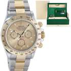 2013 PAPERS MINT Rolex Daytona 116523 Chronograph Champagne Steel Gold Two Tone