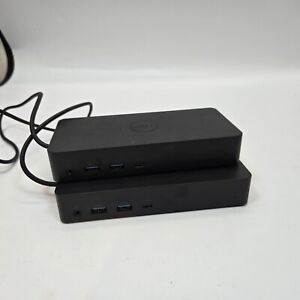 Lot of 2 Dell D6000 Docking Stations - NO Power Supply  working
