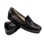 Hill & Archer Penny Loafer Dress Shoes Leather Slip-On Dark Brown Mens Size 12M