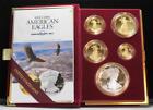1995-W Five Coin Proof Gold & Silver Eagle 10th Anniversary Set In *OGP With COA