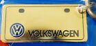 Vintage Baron 80’s Volkswagen License Plate Solid Brass Keychain NOS Old Stock