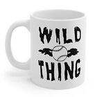 Wild Thing 11oz Coffee Mug Cup - major cleveland league ricky baseball vaughn