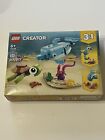 LEGO Creator 3-in-1 31128 Dolphin & Turtle, Seahorse & Snail & More, New, Sealed