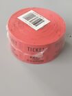 Raffle Tickets Roll of 1000 Double Stub as Pictured Split The Pot 50/50 Mic