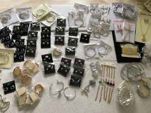 Jewelry Lot 135+pc Great for Resale Brand New A+ Variety Some w/ Tags Wholesale