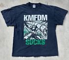 Vintage KMFDM Sucks XL T Shirt Industrial Shirt 90s symbols nine inch nails nin