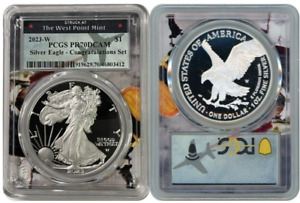 2023  W Silver American Eagle $1 Congratulations  PCGS PR70DCAM W/OGP #473