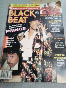 BLACK BEAT Magazine January 1985 Morris Day / Prince / Stevie Wonder