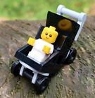 NEW LEGO BABY in STROLLER MINIFIG LOT minifigure city town figure white