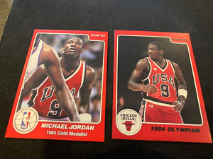 1985/86 Star Michael Jordan #195, #3 of 10 Olympic Reprints - READ