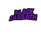BLACK SABBATH - PURPLE LOGO - EMBROIDERED PATCH - BRAND NEW MUSIC 5648